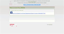 Desktop Screenshot of drosol.pl