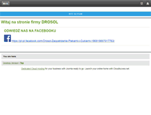 Tablet Screenshot of drosol.pl